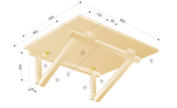 Diy Klapptisch
 Tutorial