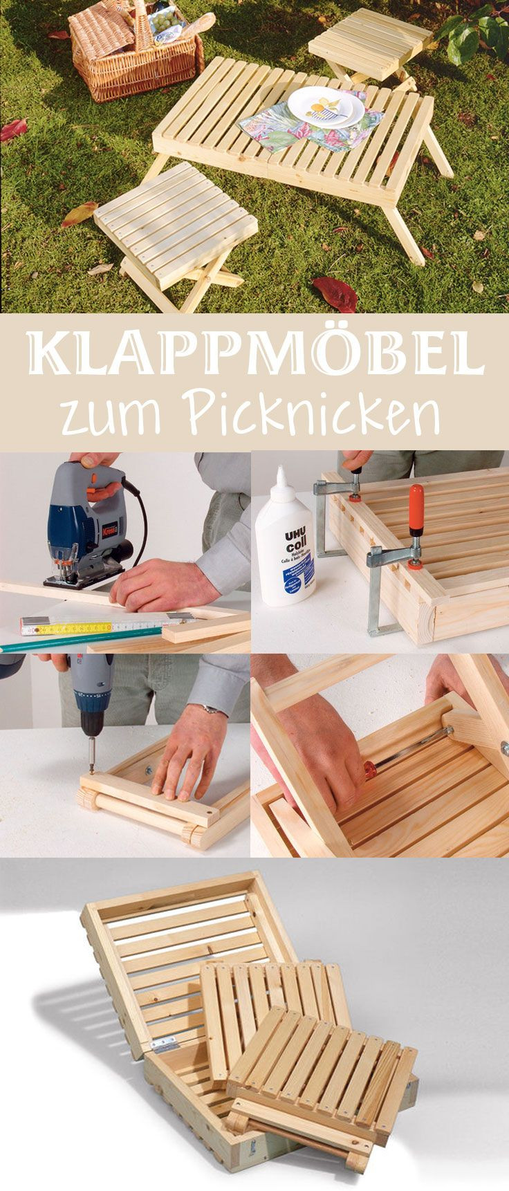 Diy Klapptisch
 Picknicktisch I CAN DO THIS DIY