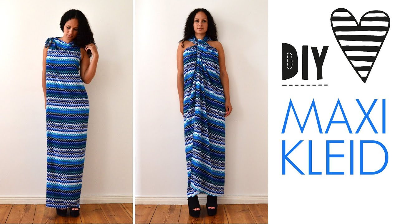 Diy Kleid
 DIY Maxikleid ohne Nähen in 5 Minuten Sommerkleid