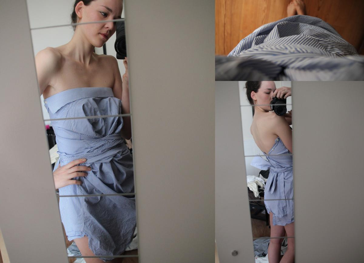 Diy Kleid
 Ein Selbstversuch DIY aus Hemd wird Kleid