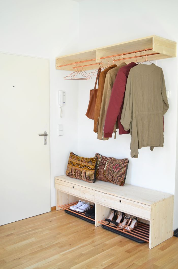 Diy Kleiderständer
 Die besten 25 Garderobe selber bauen Ideen auf Pinterest