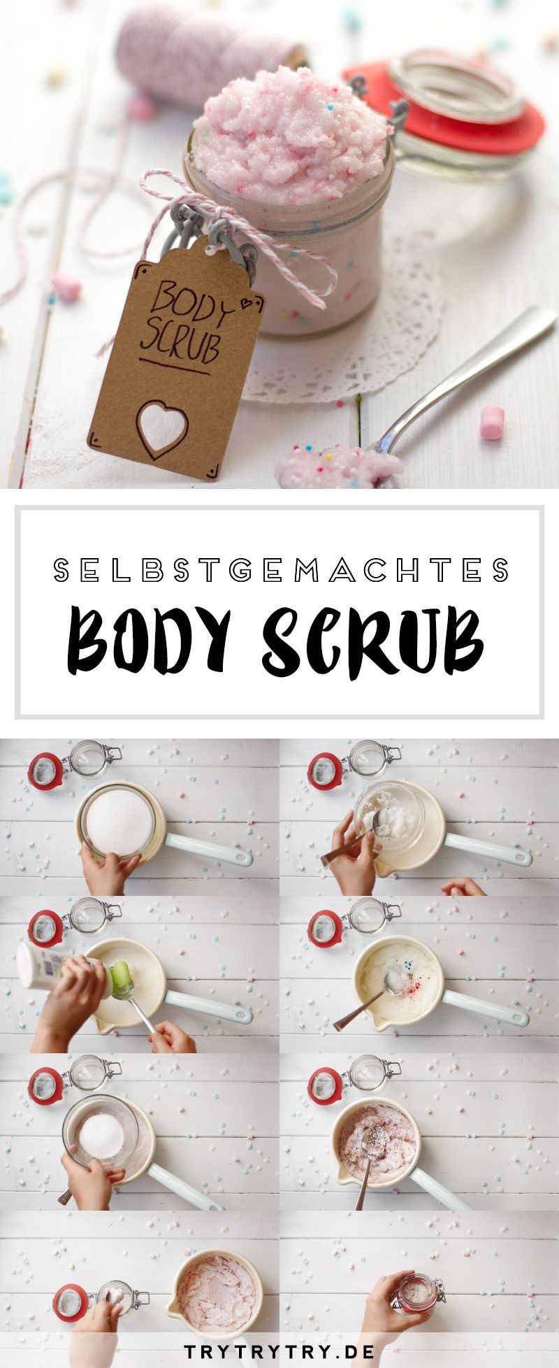 Diy Körperpeeling
 DIY Body Scrub Körperpeeling zum Verschenken