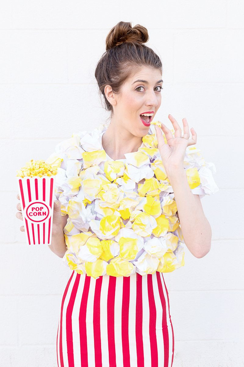 Diy Kostüme Damen
 DIY Popcorn Costume Costumes Pinterest