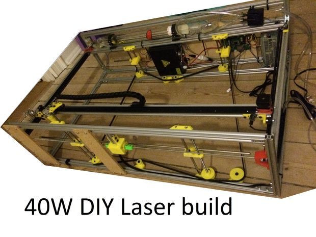 Diy Laser Cutter
 DIY 40W CNC Laser Cutter From Bad to Better With 3D