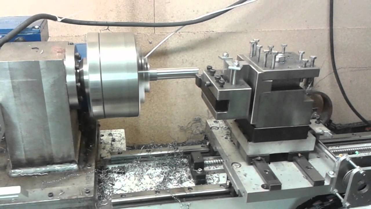 Diy Lathe
 Diy cnc metal lathe machining spacer for bearing