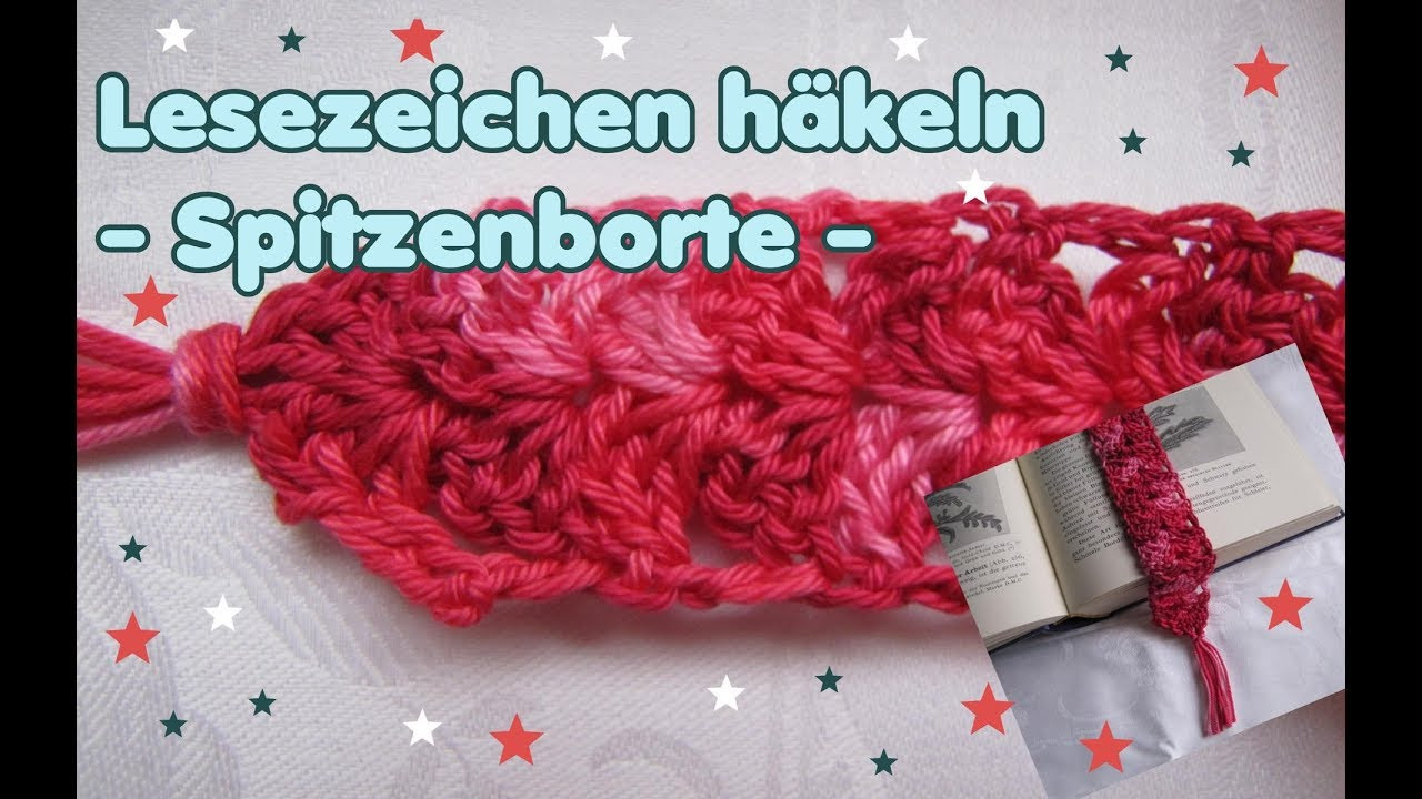 Diy Lesezeichen
 Lesezeichen häkeln DIY Spitzenborte