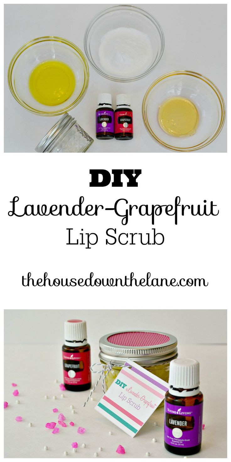 Diy Lip Scrub
 DIY Lavender Grapefruit Lip Scrub Made with Young Living