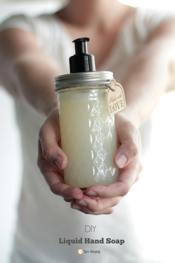 Diy Liquid
 DIY Homemade Liquid Hand Soap Live Simply