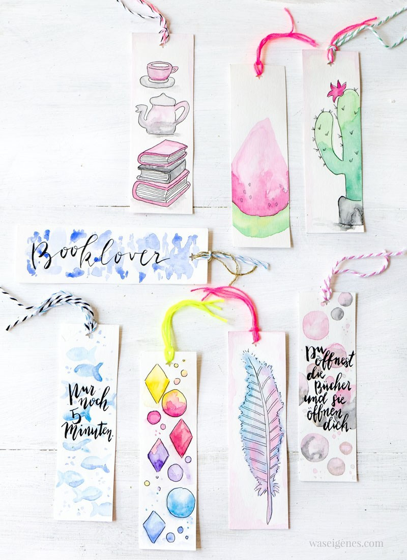 Diy Malen
 DIY Aquarell Lesezeichen