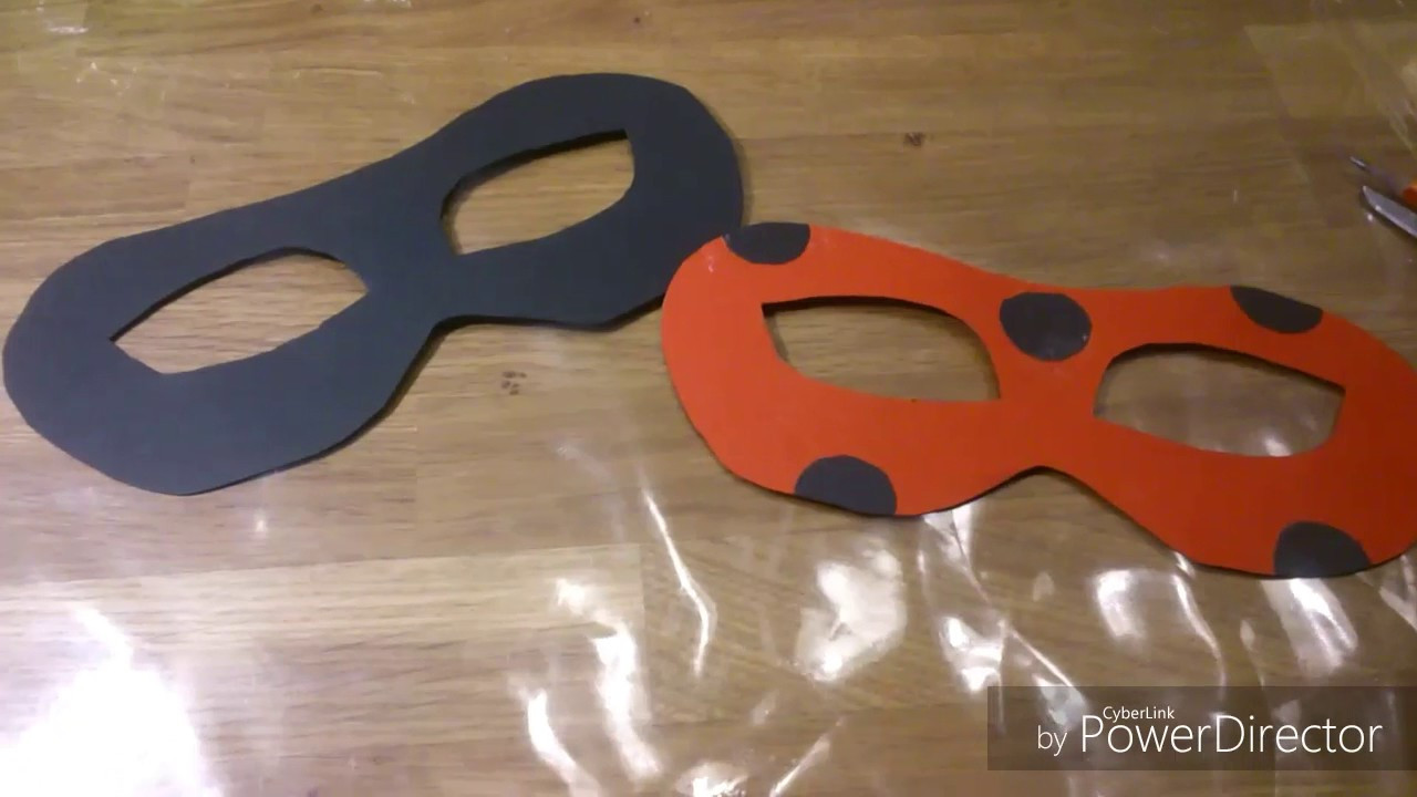 Diy Masken
 DIY Miraculous Masken Ladybug & Cat Noir