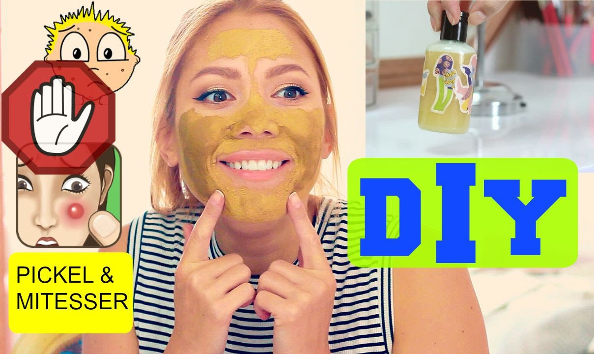 Diy Masken
 S O S Pickel Mitesser DIY Masken Gesichtswasser