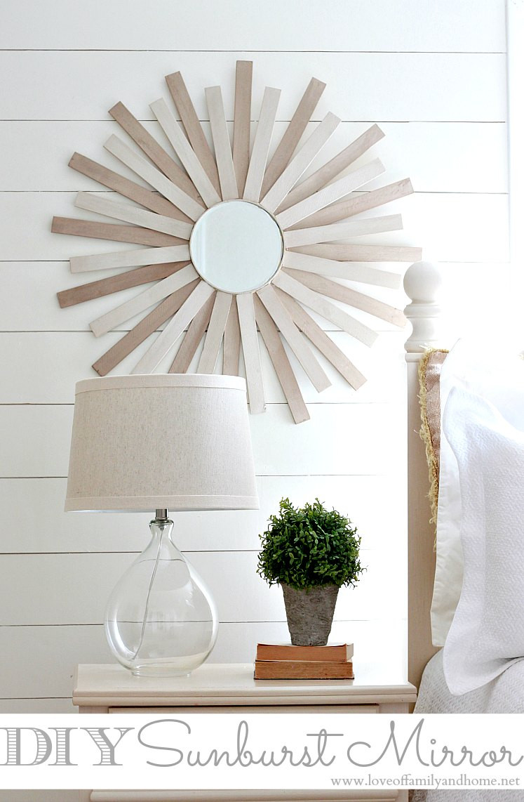 Diy Mirror
 DIY Sunburst Mirror Love of Family & Home