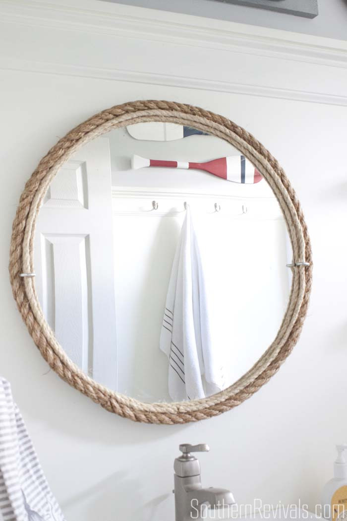 Diy Mirror
 DIY Rope Mirror Tutorial