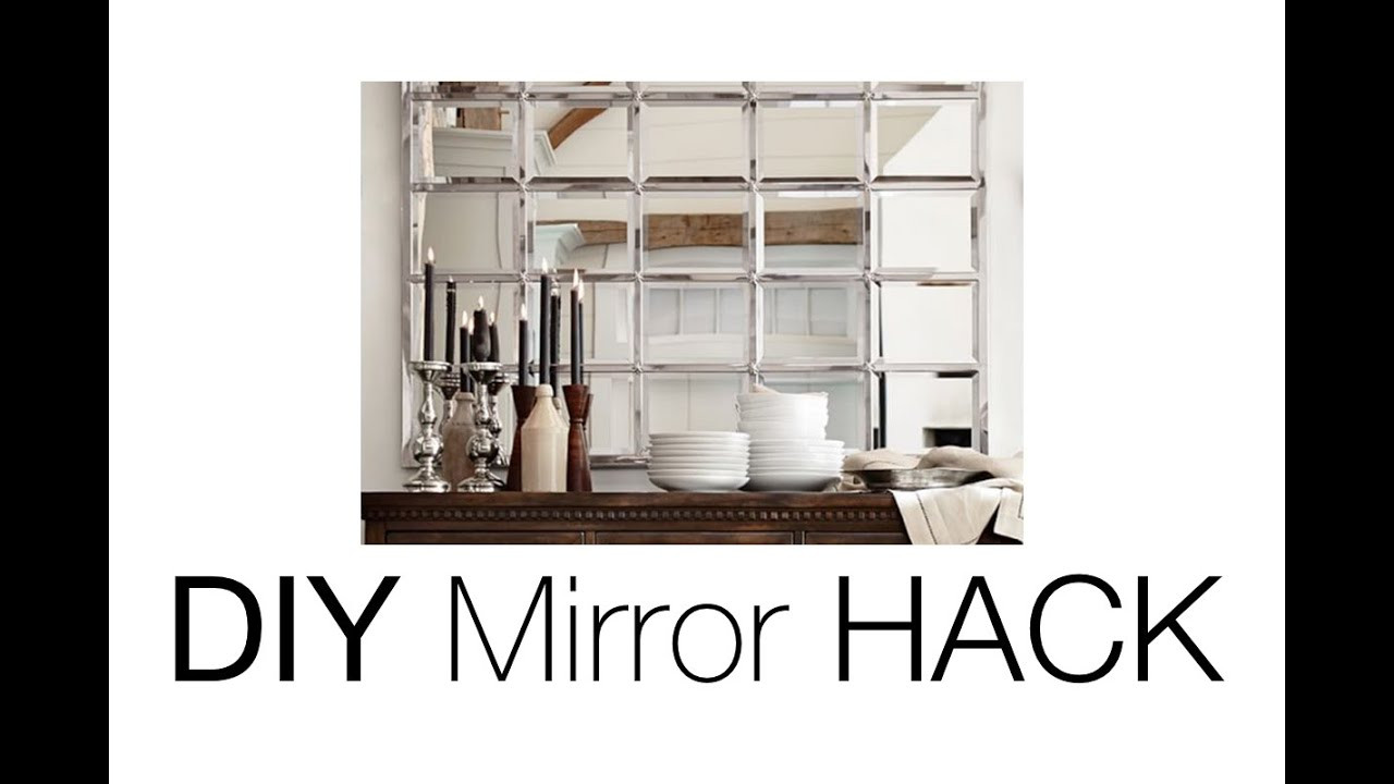 Diy Mirror
 DIY Beveled Mirror