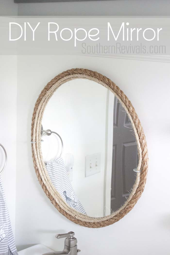 Diy Mirror
 DIY Rope Mirror Tutorial