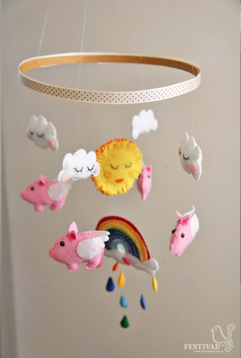 Diy Mobile
 35 Adorable and Stylish DIY Baby Mobiles