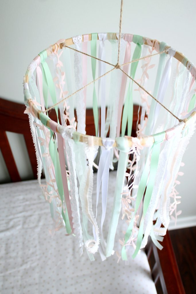 Diy Mobile
 DIY Baby Mobile For Crib Using Embroidery Hoop & Ribbon