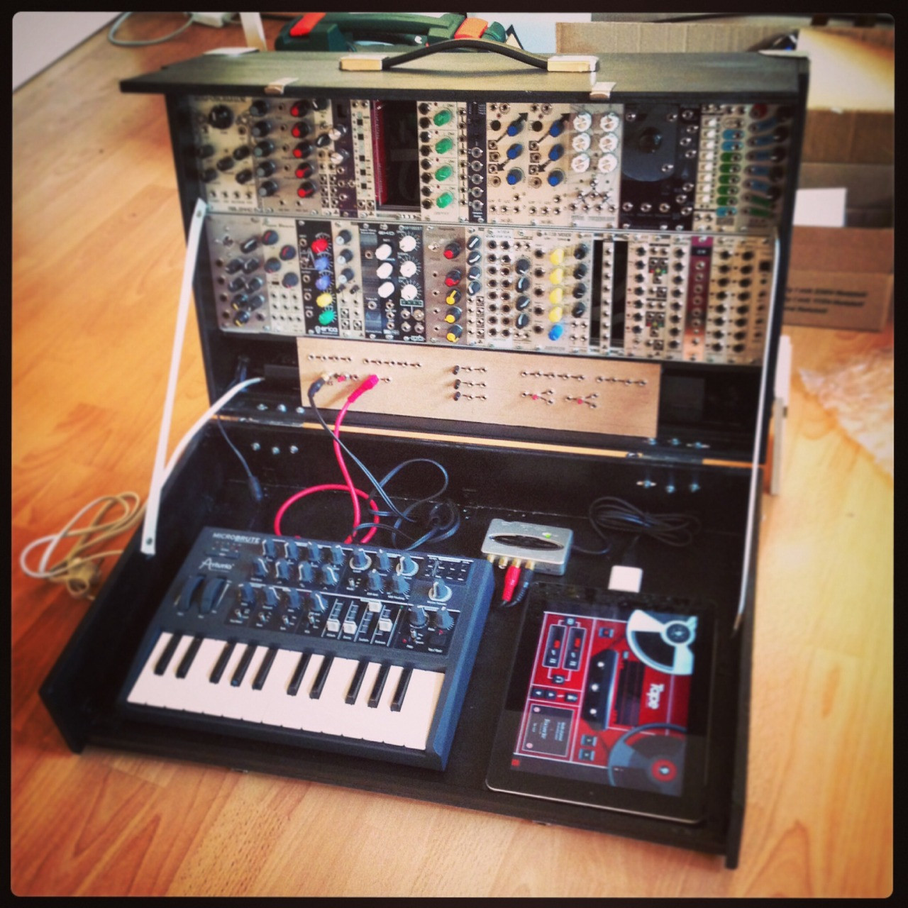 Diy Modular Synth
 I built a modular synth suitcase Read the full THE