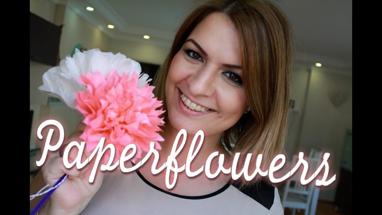 Diy Muttertagsgeschenk
 Paperflowers DIY Blumen aus Papier super