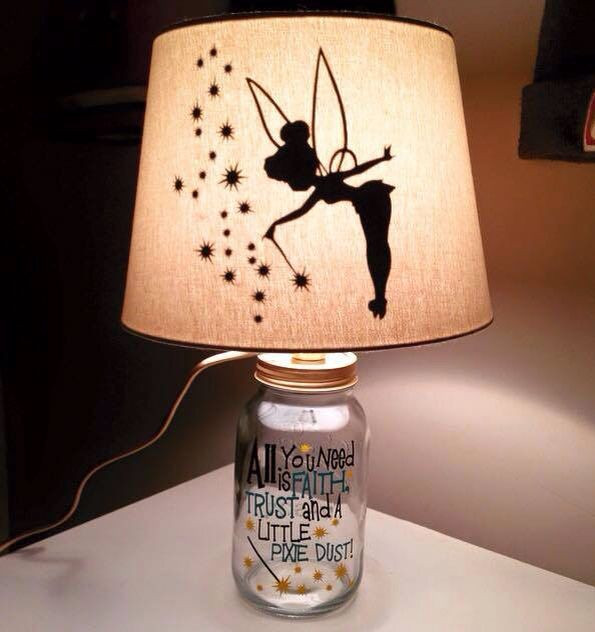 Diy Nachttischlampe
 Tinkerbell lamp DIY & Inspirations