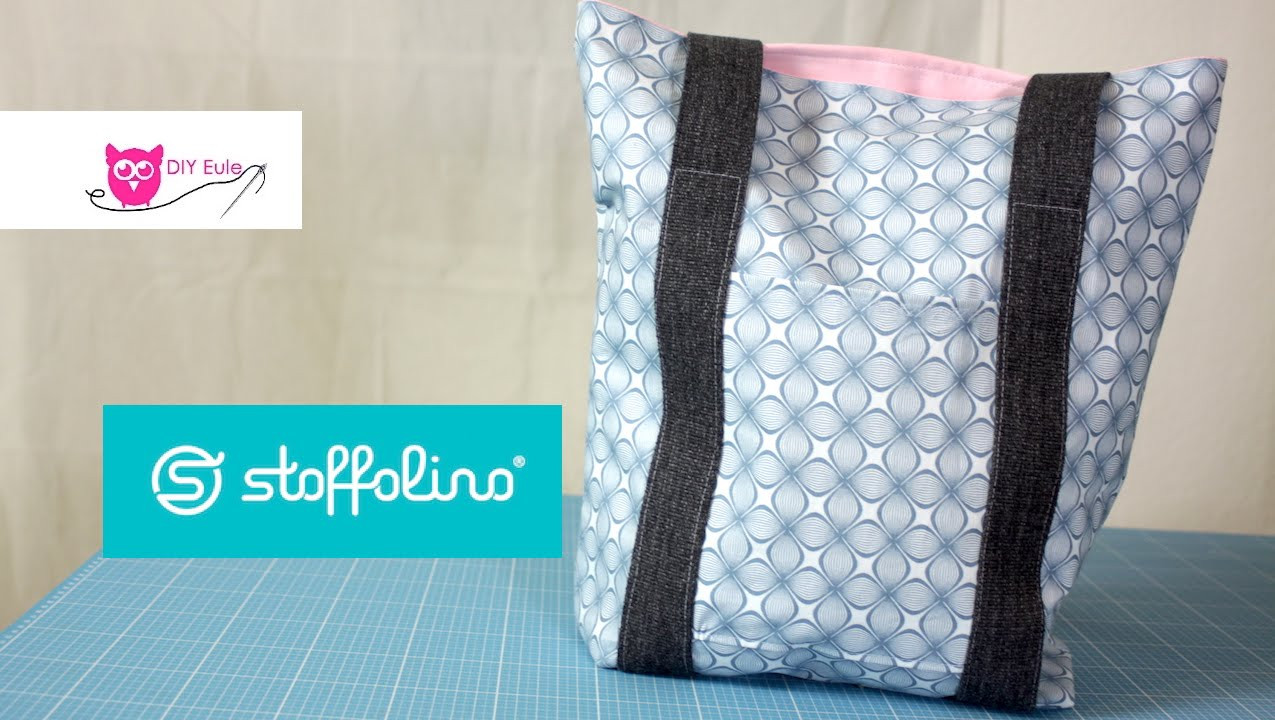 Diy Nähen
 Tasche mit Gurtband nähen DIY Eule & Stoffolino