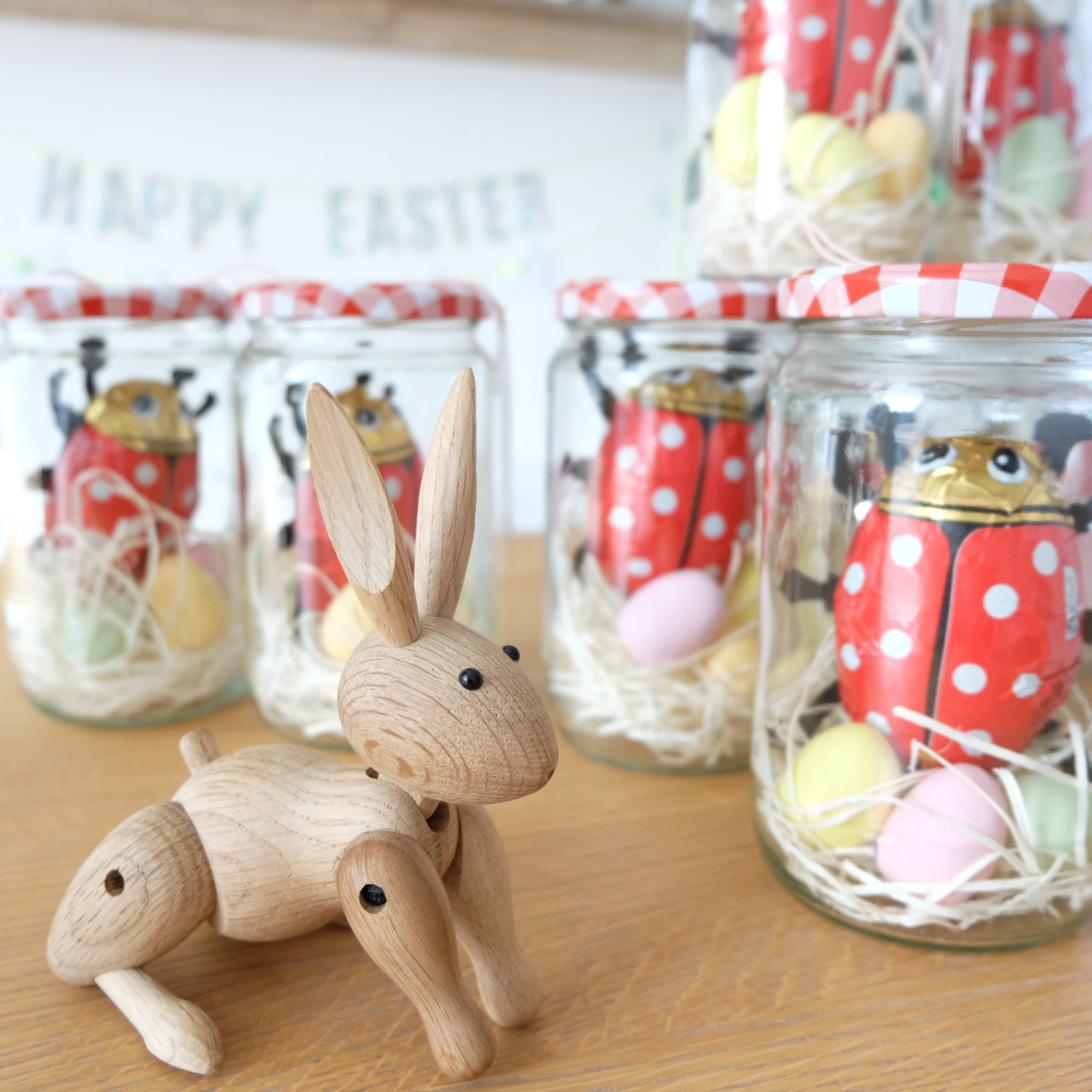 Diy Ostern
 diy ostern tischdeko basteln glas hase kahler vase kay