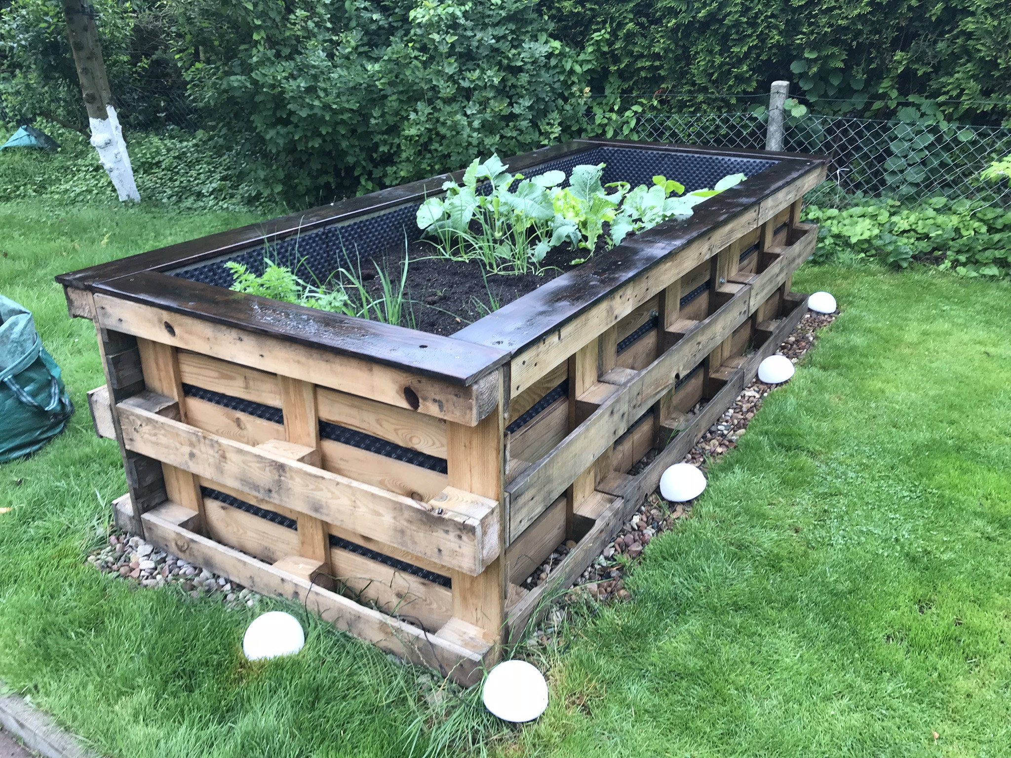 Diy Paletten
 Das Hochbeet aus Paletten