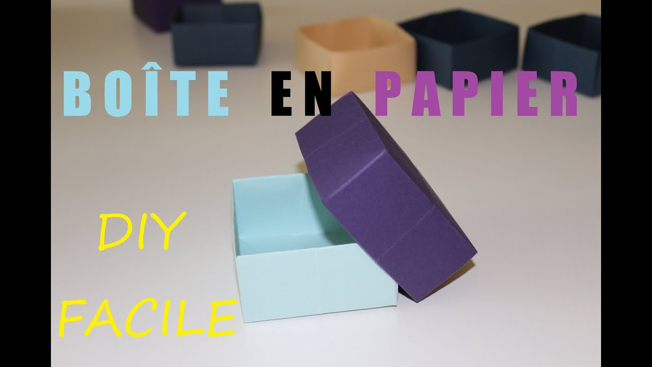 Diy Papier
 ment faire une boîte en papier DIY Origami facile