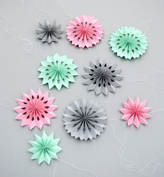 Diy Papier
 DIY jolies rosaces en papier