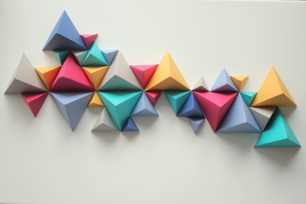 Diy Papier
 DIY PAPIER Décoration triangulaire – Kesi Art le blog