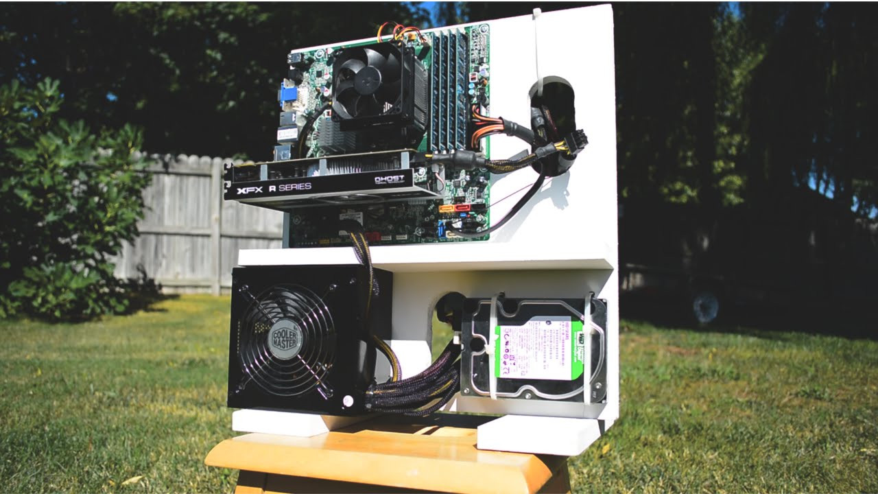 Diy Pc Gehäuse
 How to make a $10 DIY Wooden Gaming PC Case