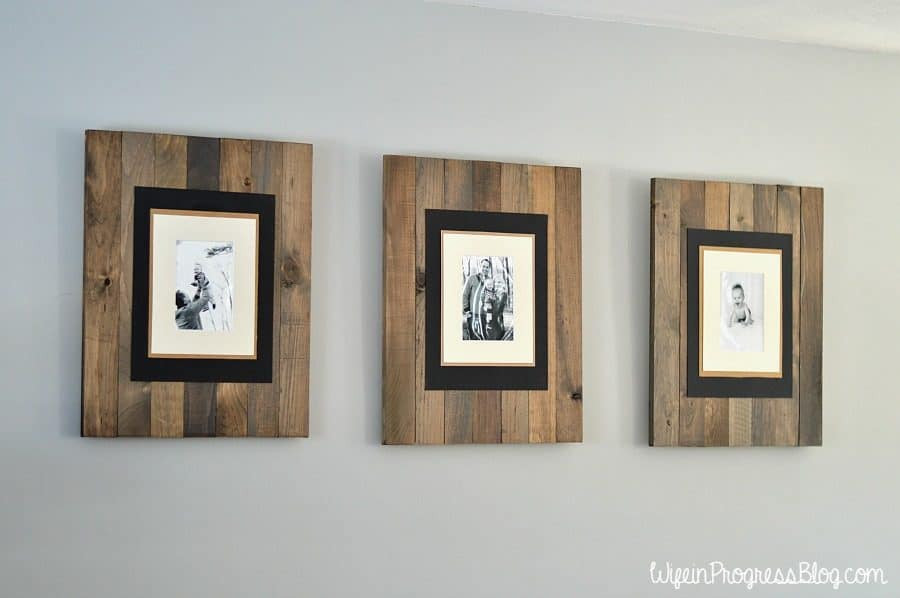 Diy Picture Frame
 DIY Picture Frame Get the Rustic Weathered Pallet Look