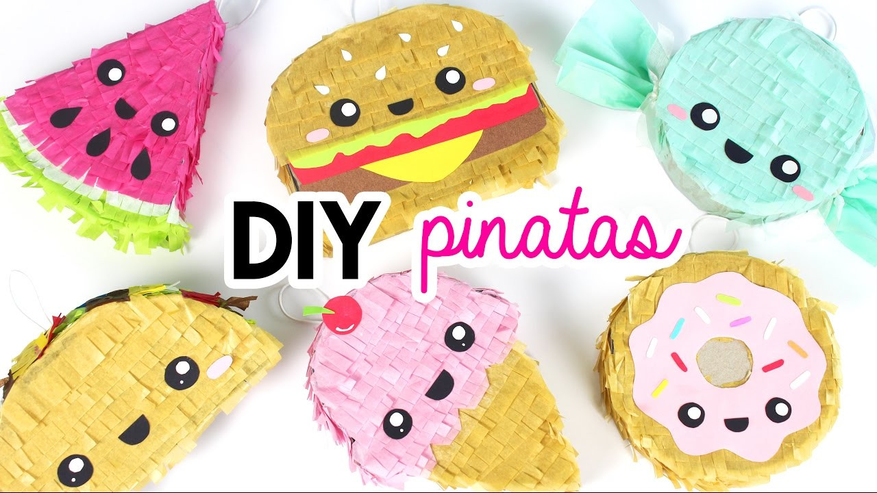 Diy Pinata
 How to Make DIY Mini Pinatas 💖