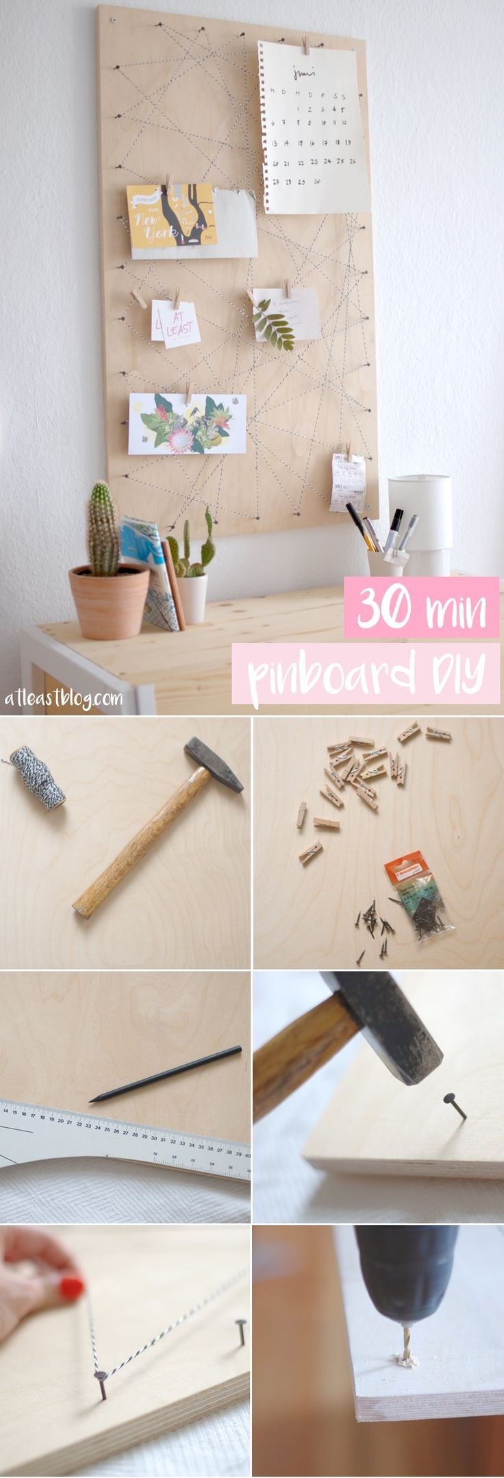 Diy Pinnwand
 Die besten 25 Pinnwand selber machen Ideen auf Pinterest