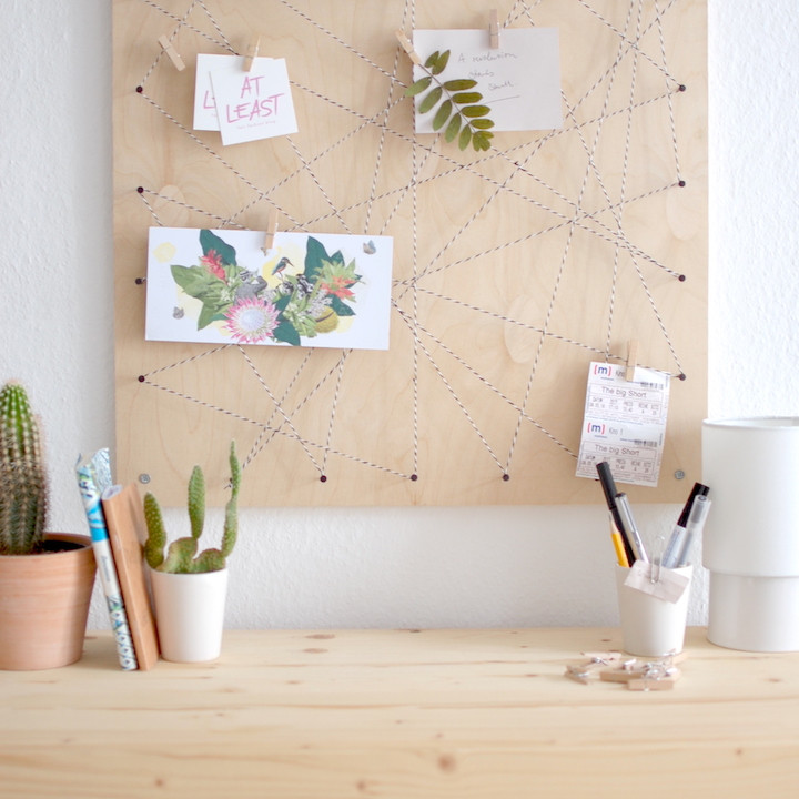 Diy Pinnwand
 at least Pinnwand DIY Memoboard selber machen