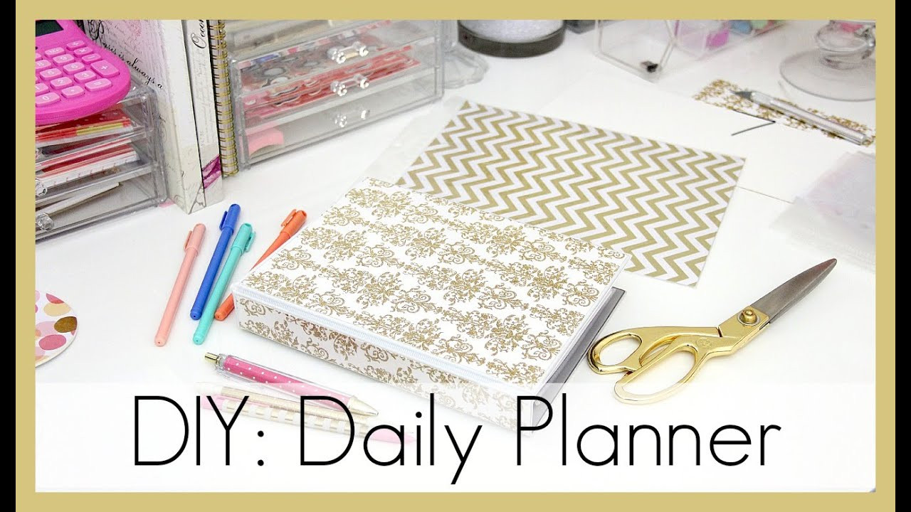 Diy Planner
 DIY How I Made My Daily Planner