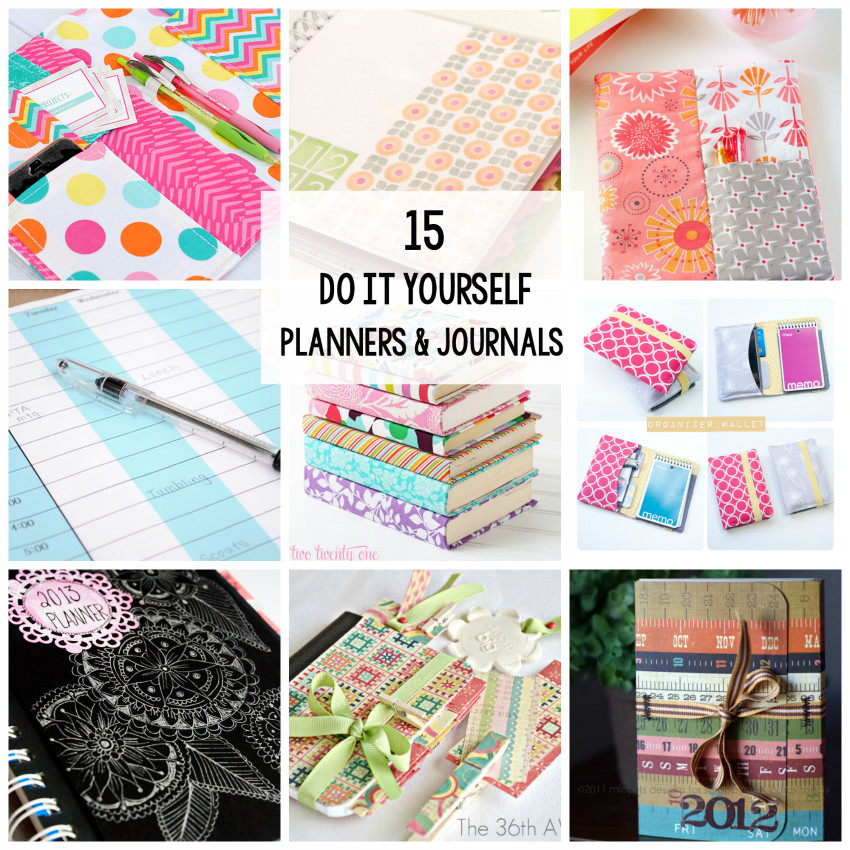 Diy Planner
 15 Planners & Journals to Make or Print at Home Crazy