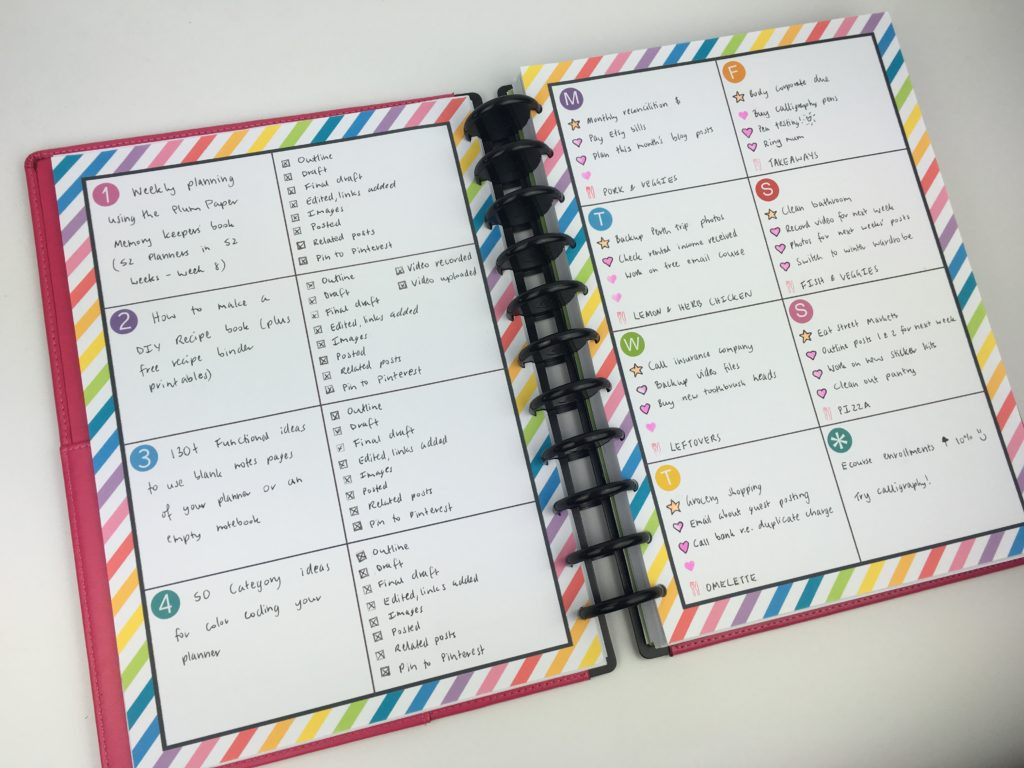 Diy Planner
 How to make a weekly planner in shop step by step