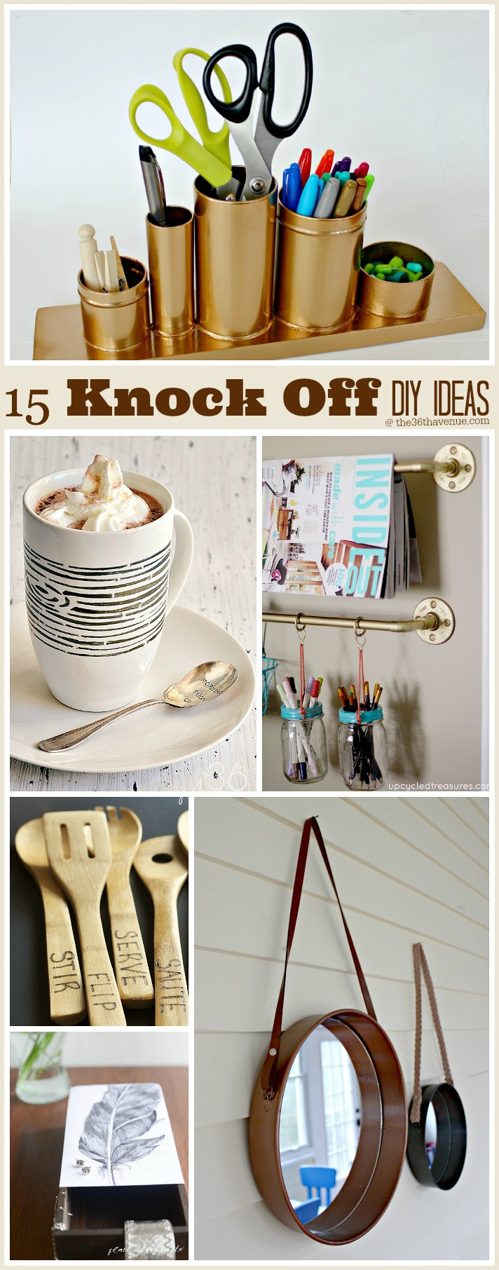 Diy Recycling
 15 DIY Projects Knock f Edition The 36th AVENUE