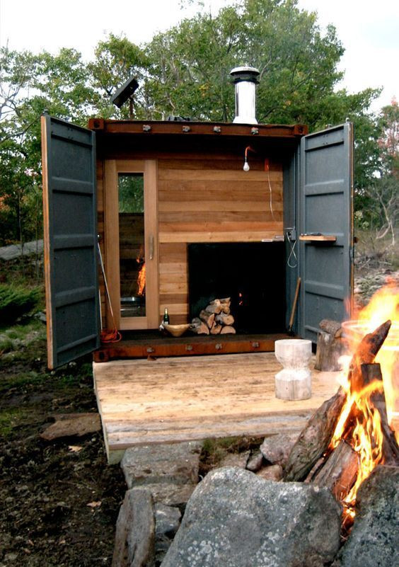 Diy Sauna
 21 Inexpensive DIY Sauna and Wood Burning Hot Tub Design Ideas