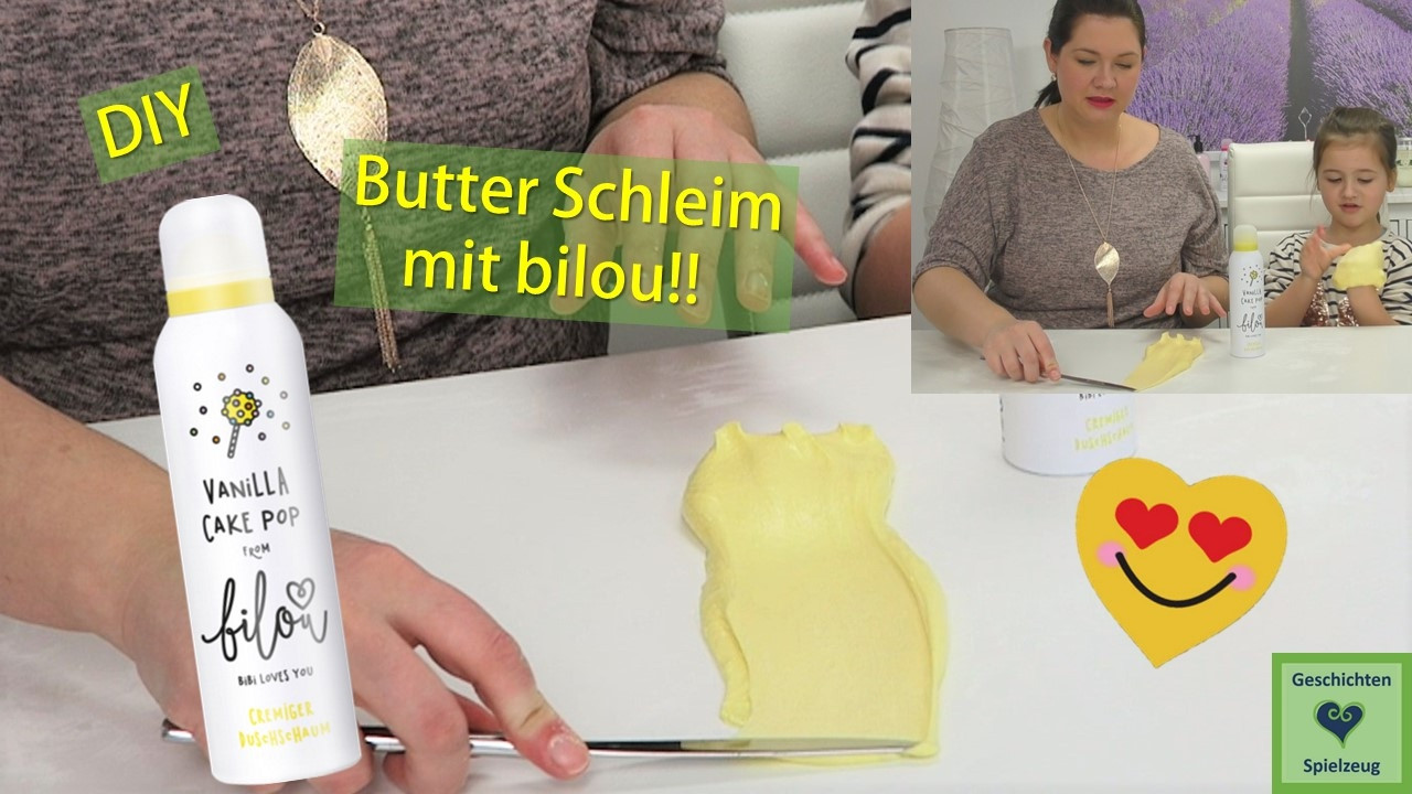 Diy Schleim
 DIY BUTTER SCHLEIM mit Bilou 💕 Wir machen Butter Slime