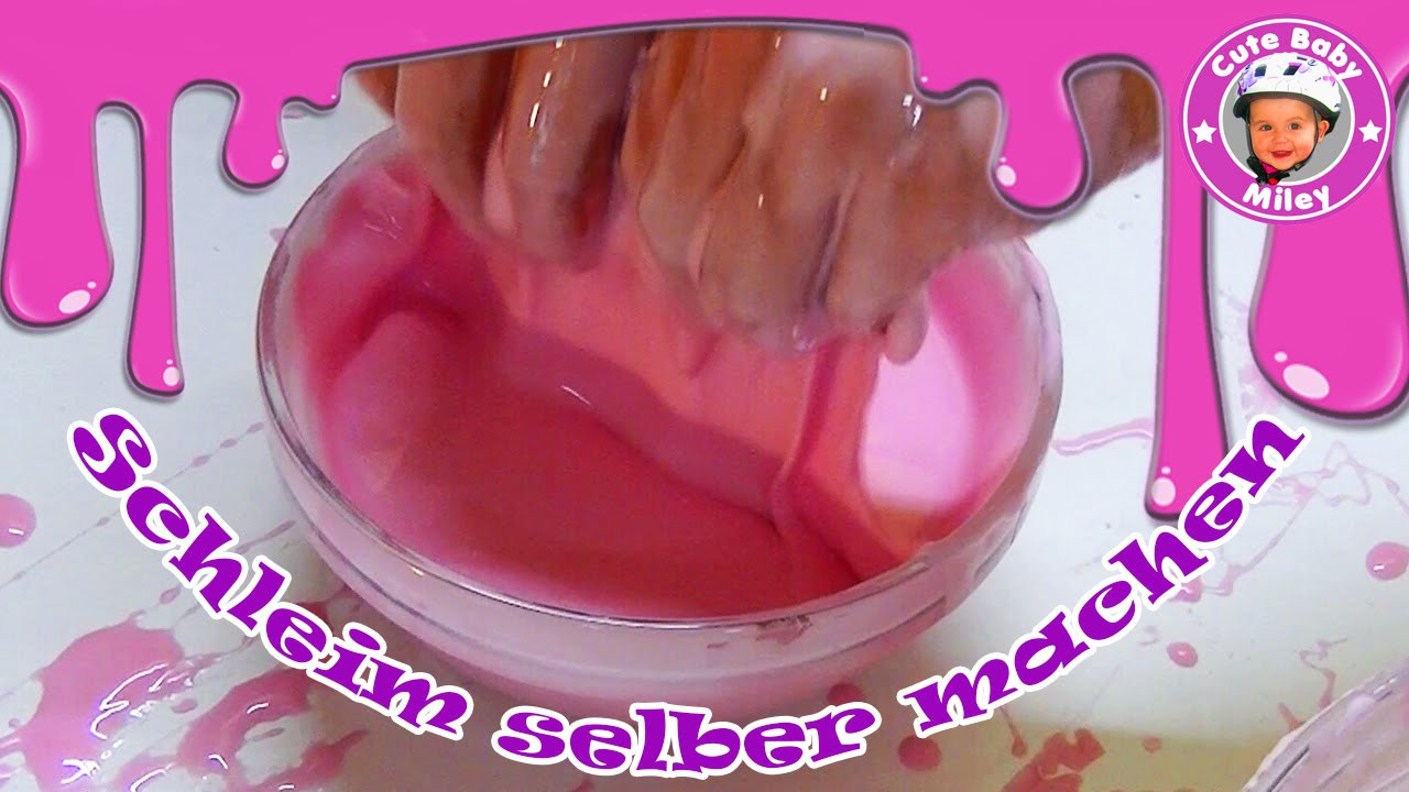 Diy Schleim
 Schleim selber machen DIY slime mit Stärke Wasser