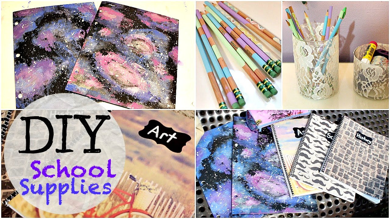 Diy School Supplies
 Back To School DIY School Supplies