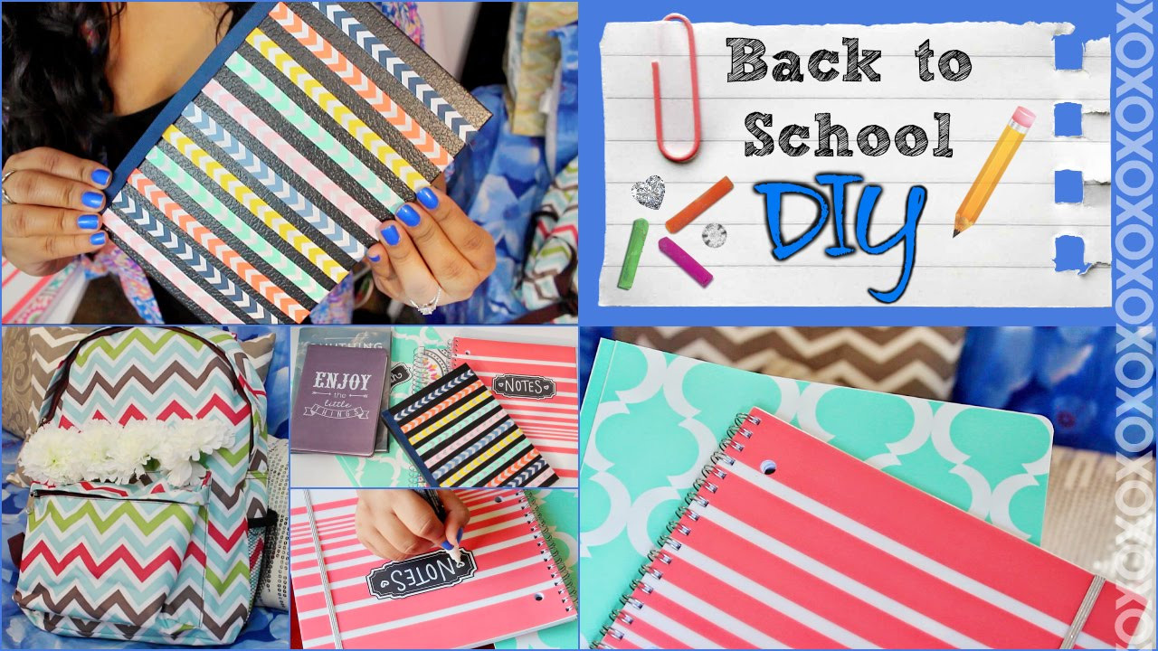 Diy School Supplies
 DIY Cute & Easy School Supplies