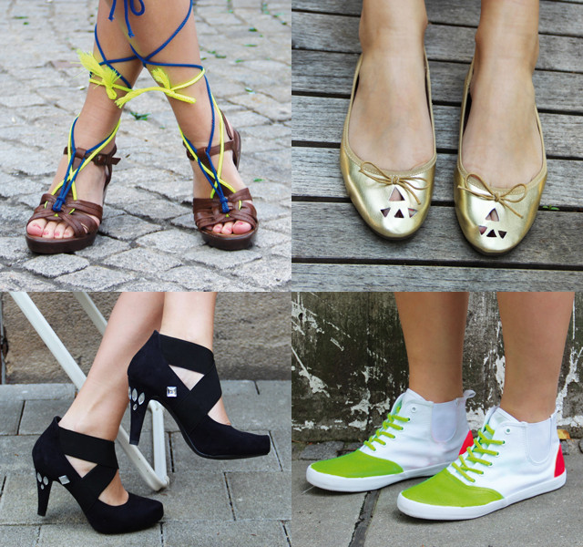 Diy Schuhe
 DIY Schuhe mit bling bling punk Effekt DIY Blog von