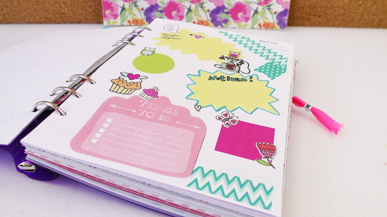 Diy Seiten
 Filofax DIY Ideen