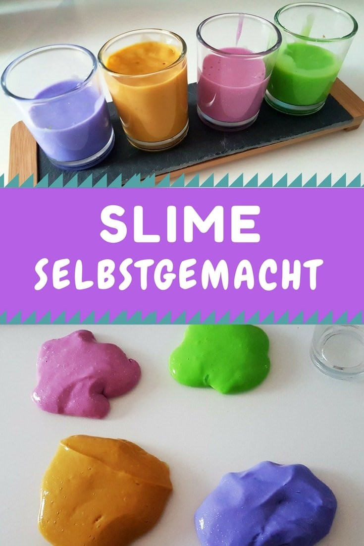 Diy Selber Machen
 Anleitung Slime selber machen aus Waschmittel und Kleber