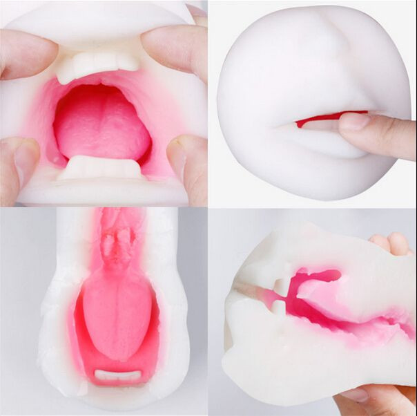 Diy Sextoys
 Toys For Man Realistic Mouth With Tongue And Teeth