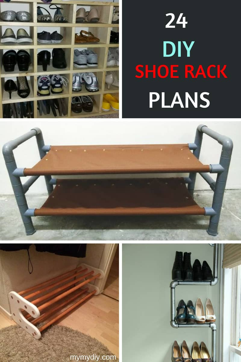 Diy Shoe Rack
 24 Savvy DIY Shoe Rack Plans [Free Blueprints] MyMyDIY