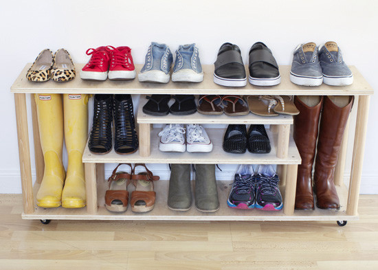 Diy Shoe Rack
 DIY Plywood Shoe Rack